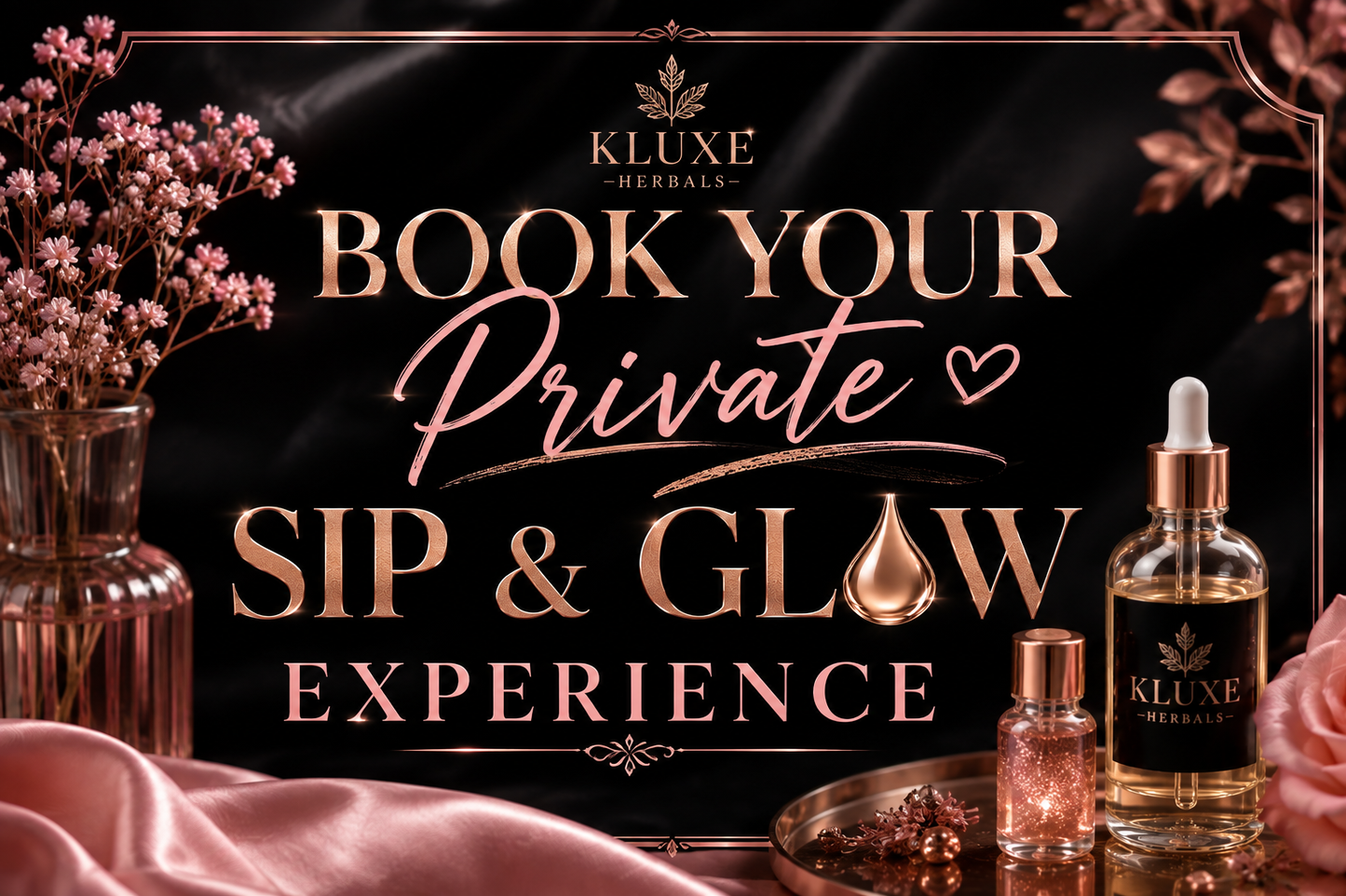 Book Your Private Sip & Glow Experience