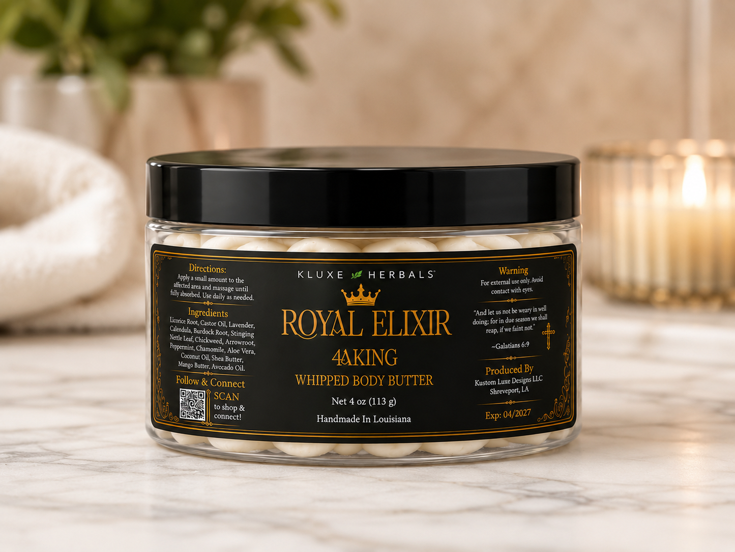 4AKing Whipped Body Butter