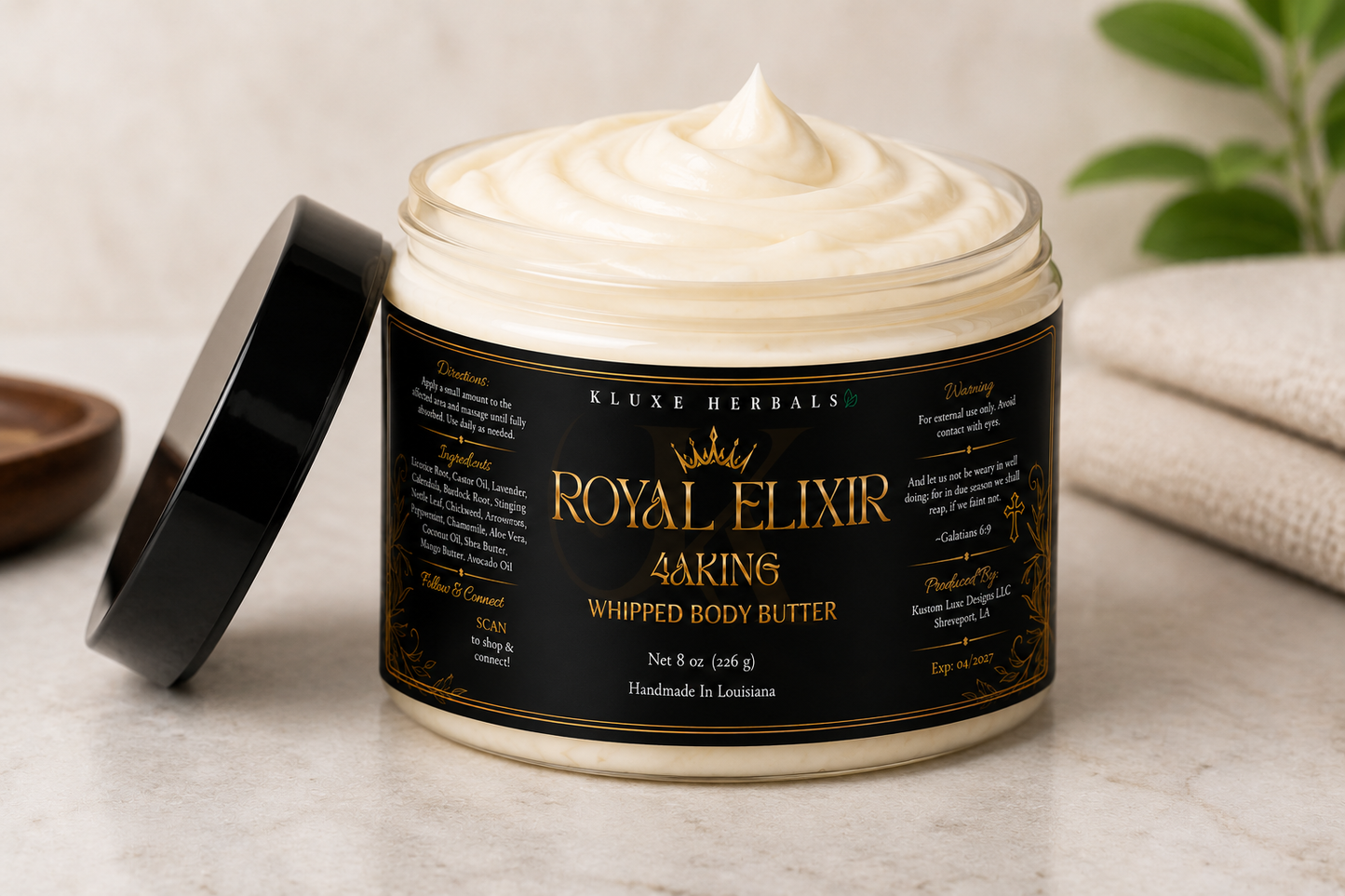 4AKing Whipped Body Butter